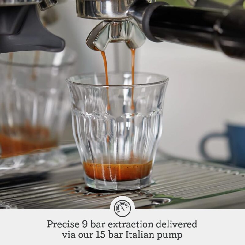 Sage Barista Express Bean to Cup Coffee Machine – Built-in Grinder & Milk Frother, Brushed Stainless Steel Espresso Maker - Image 12